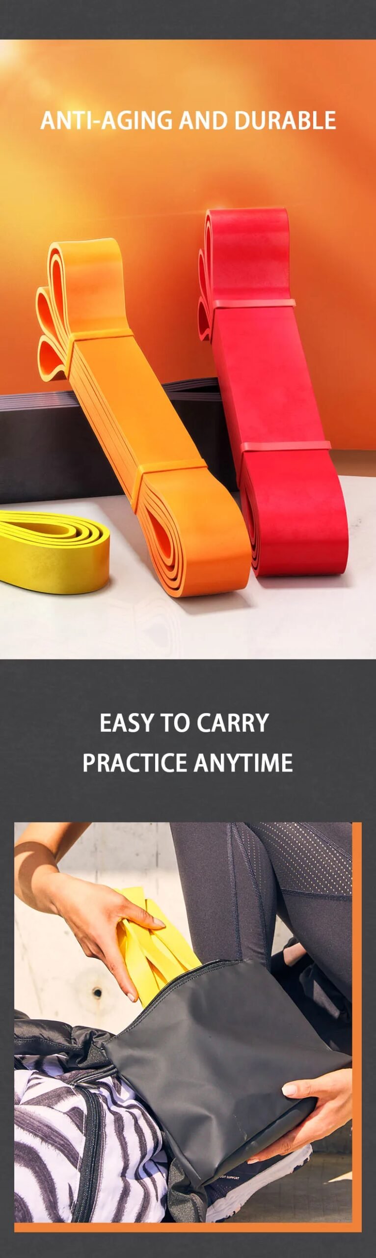 Sblocca il tuo potenziale fitness con fasce di resistenza: allenamento per la forza, body building, allenamento, stretching, palestra domestica e altro ancora