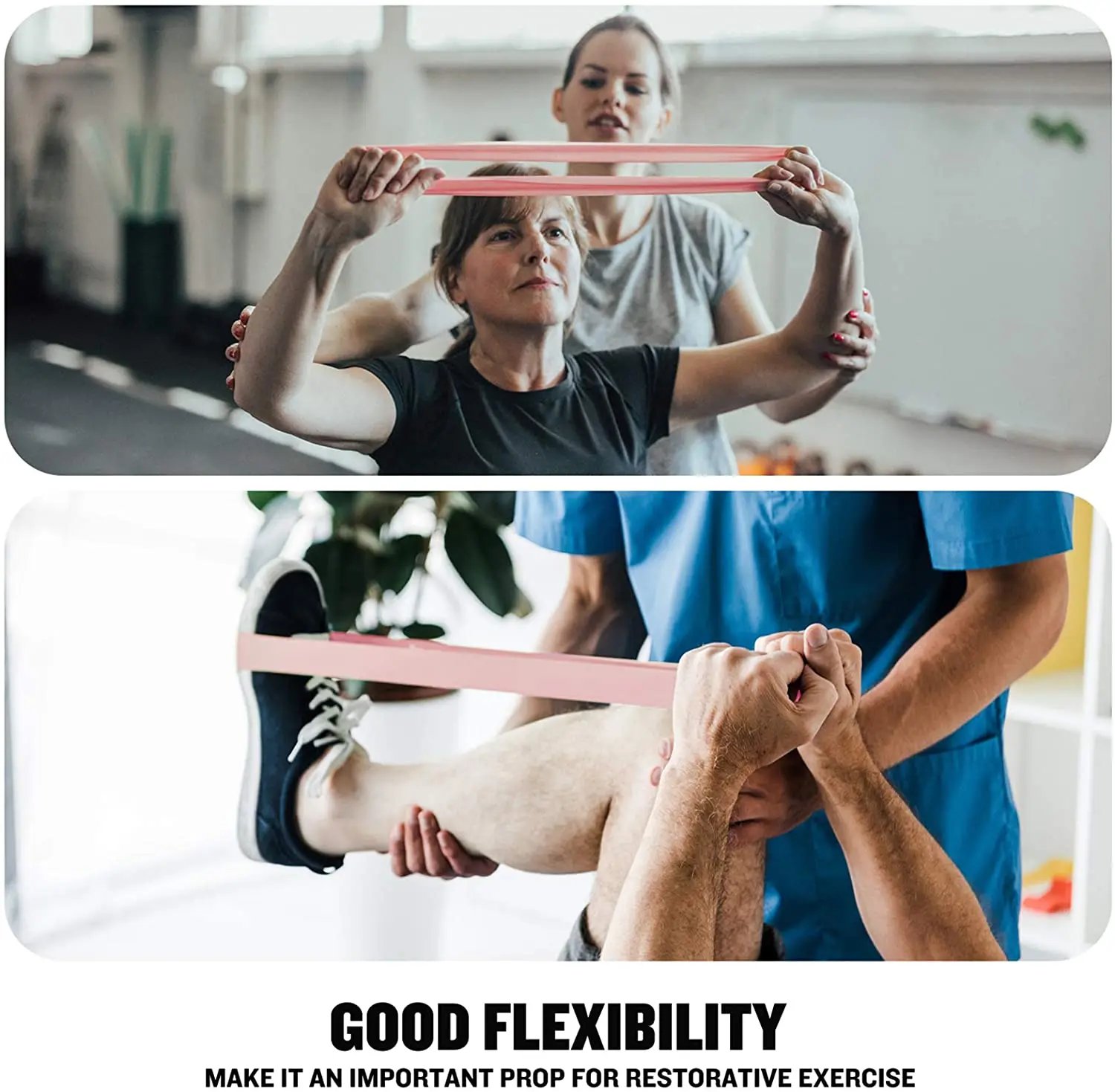 Sblocca il tuo potenziale fitness con fasce di resistenza: allenamento per la forza, body building, allenamento, stretching, palestra domestica e altro ancora