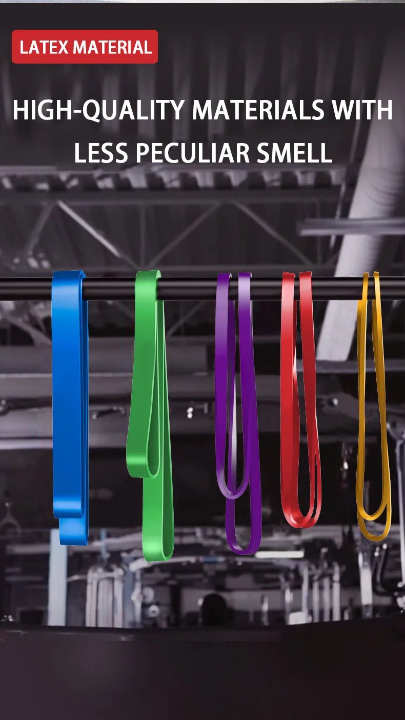 Sblocca il tuo potenziale fitness con fasce di resistenza: allenamento per la forza, body building, allenamento, stretching, palestra domestica e altro ancora