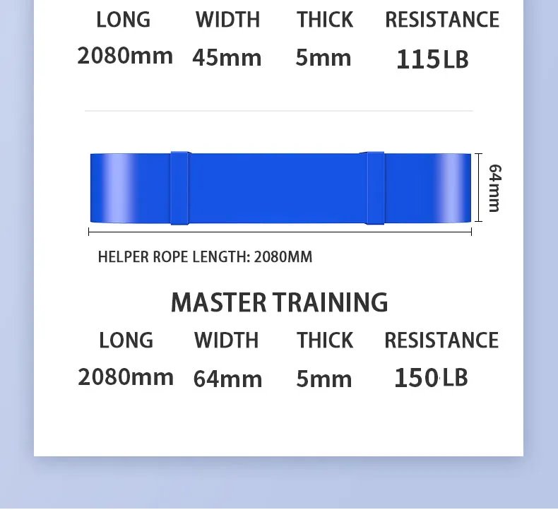 Sblocca il tuo potenziale fitness con fasce di resistenza: allenamento per la forza, body building, allenamento, stretching, palestra domestica e altro ancora